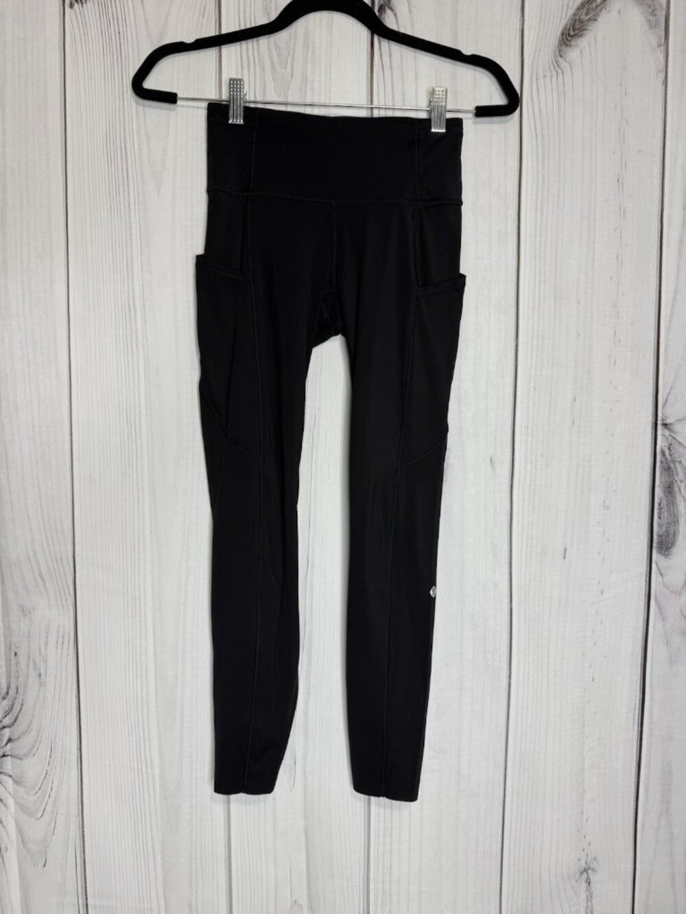 Lululemon Fast Free HR Tight Nulux Leggings Women’s 4 Black Activewear Gym Yoga